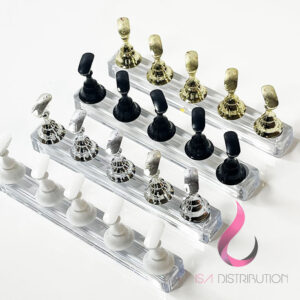 support magnétique pour ongle(5 pièces)OR