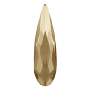 Raindrop Crystals,  Golden Shadow (10pc)