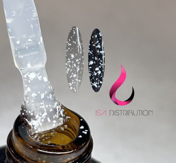 Top coat shinny caille white
