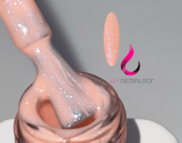 Isa shimmer nude peach