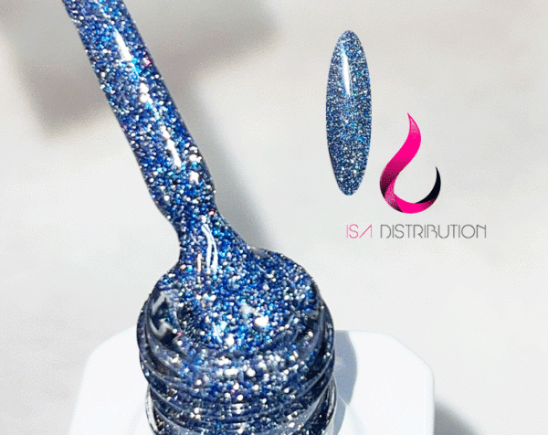 Isa glitter blue