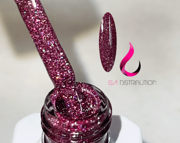 Isa glitter purple