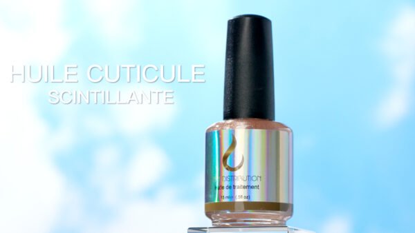 Huile de traitement scintillante