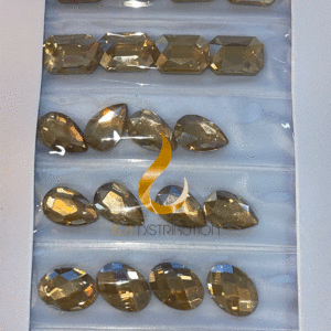 Strass oversize mix "champagne" 24pcs