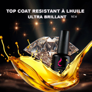 Top coat resistant à l'huile &  ultra brillant 15ml.